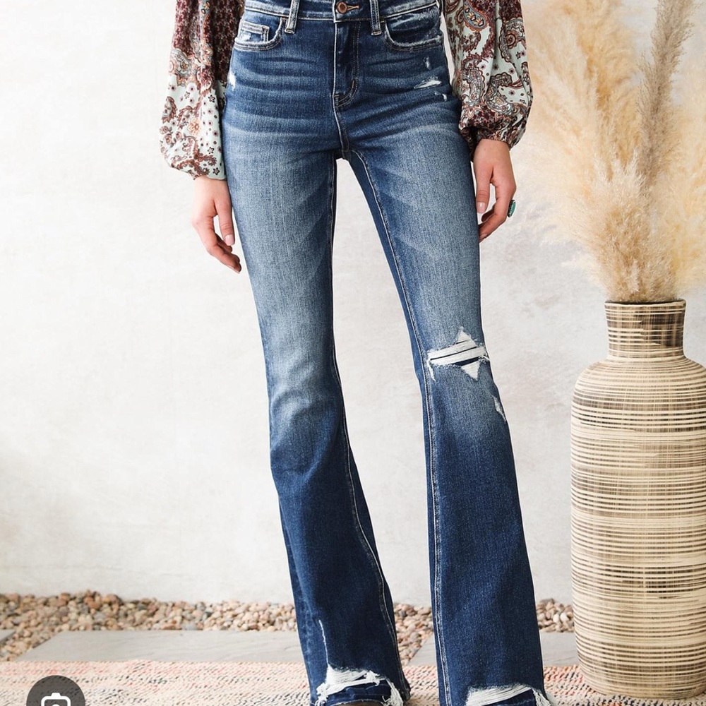 Distressed Bridge by Gly Blue Women's Jeans